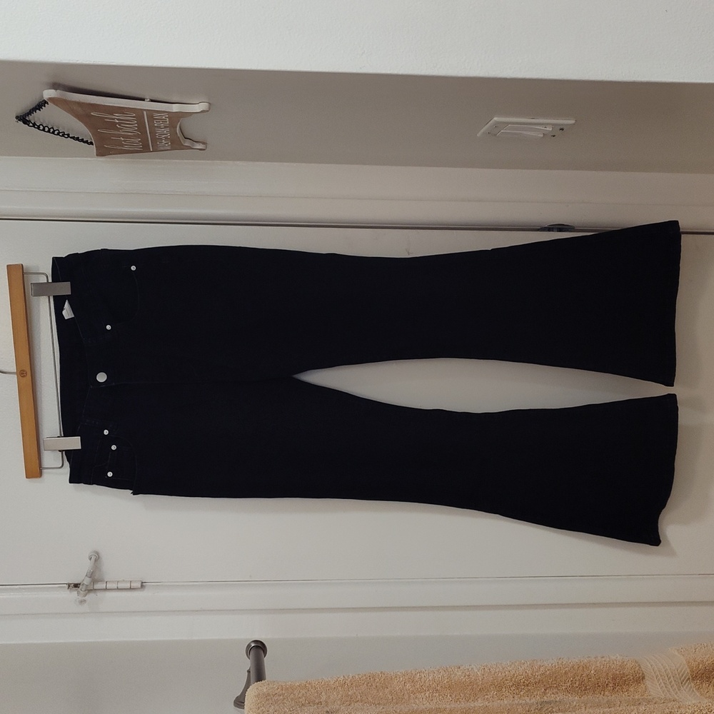 Black denim Bell bottoms